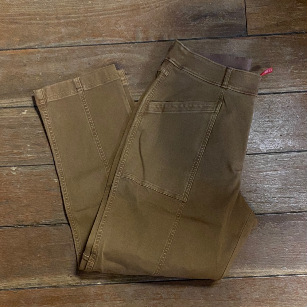 SPANX Straight Leg Women Jeans in Brown